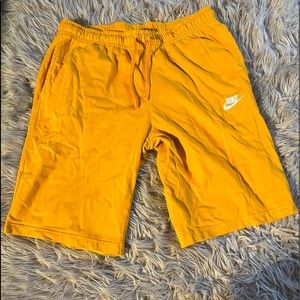 Men’s Orange Nike Athletic Shorts
